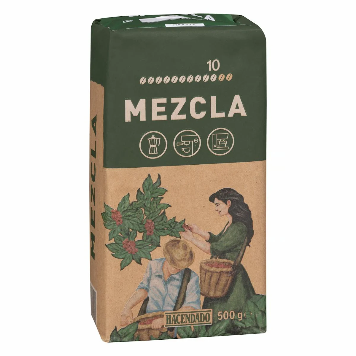 Blend ground coffee Hacendado