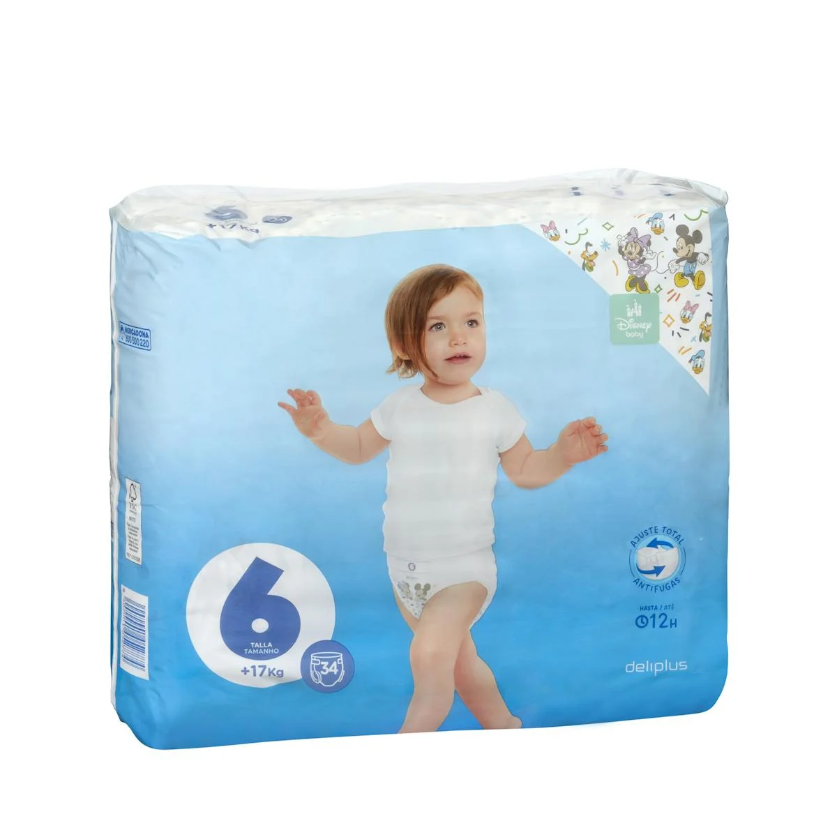 Couches Deliplus taille 6, +17 kg
