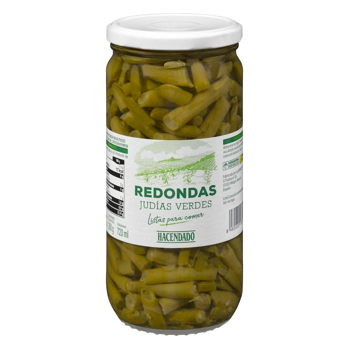 Round green beans Hacendado