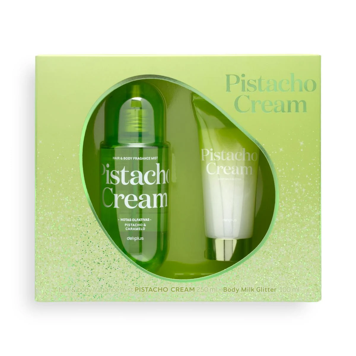 Lot corporal dona Pistacho Cream Deliplus