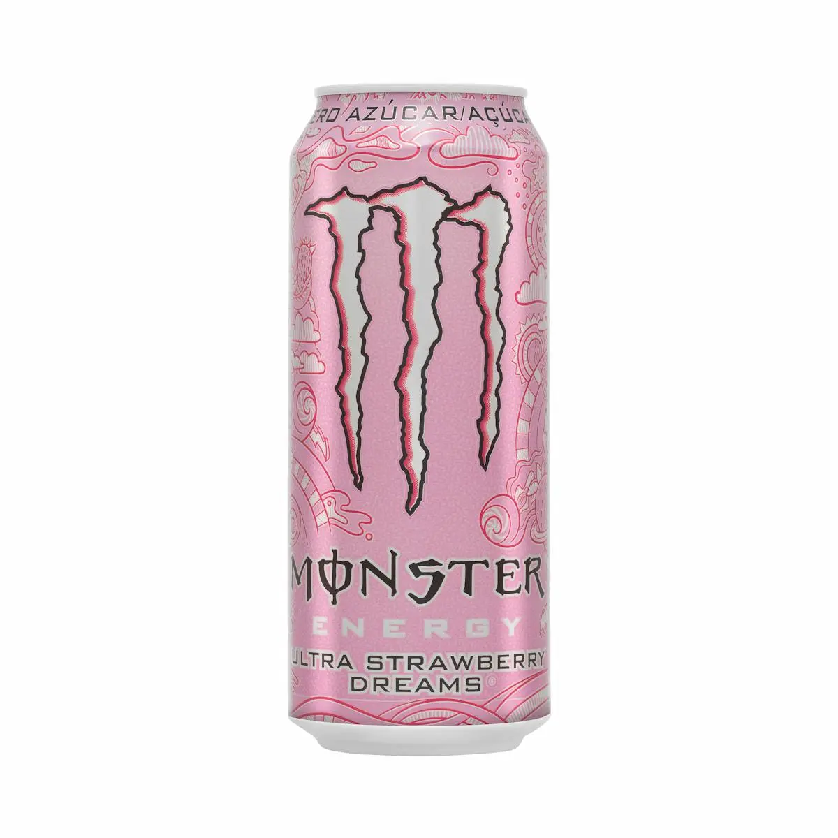 Strawberry Dreams energy drink Ultra zero sugar Monster