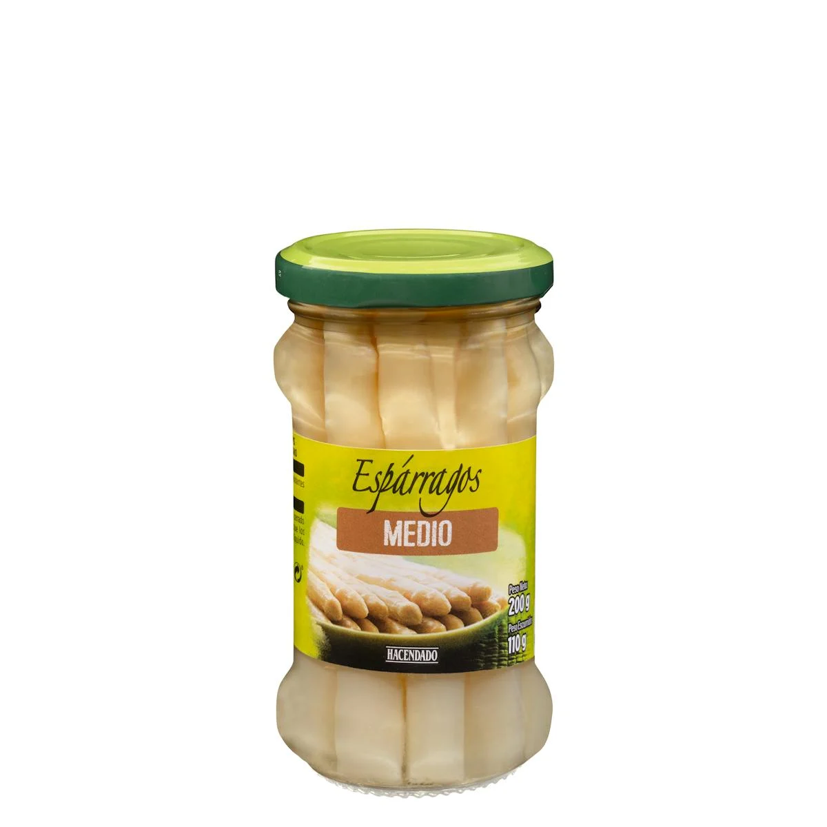 Mitteldicker weißer Spargel Hacendado