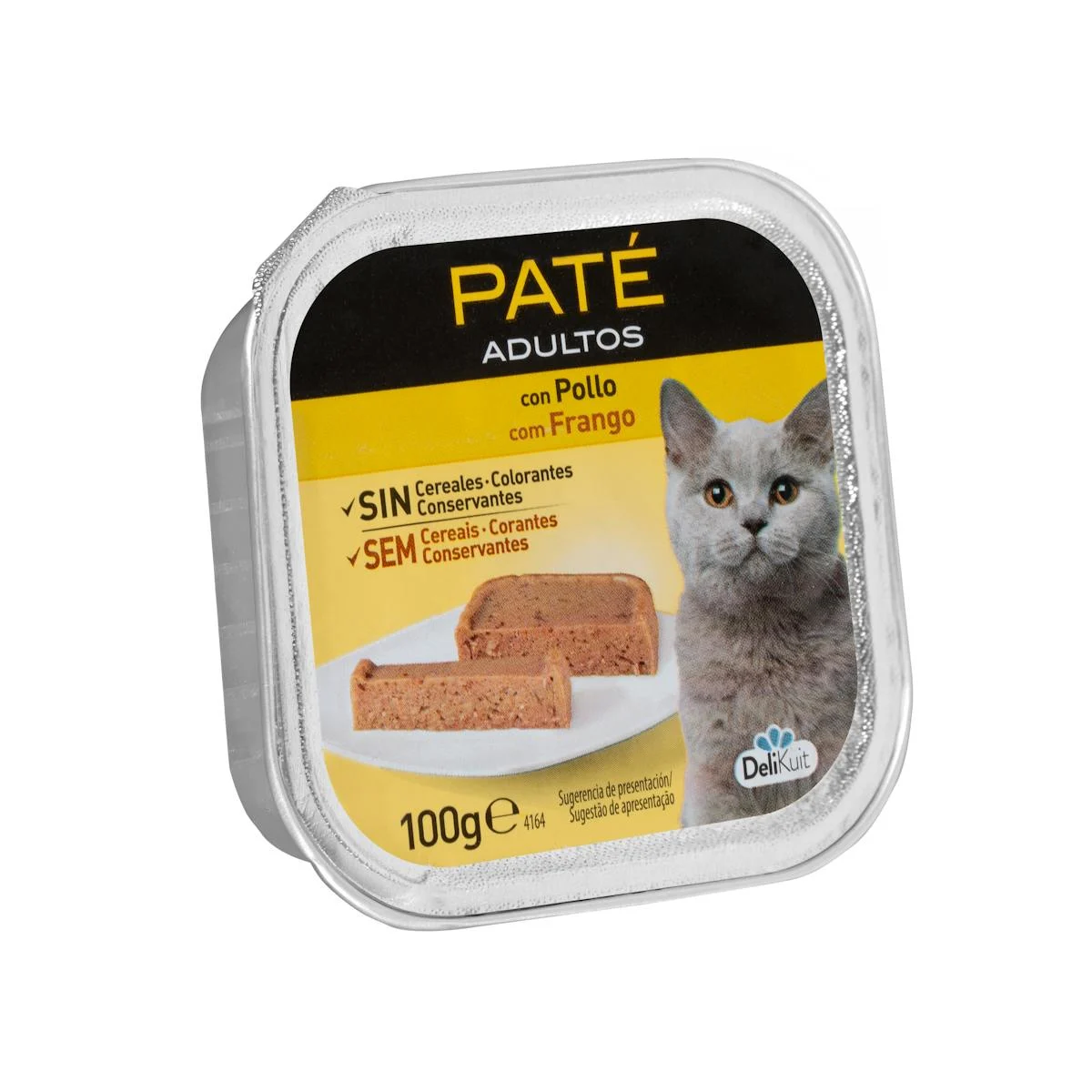 Pâté au poulet pour chat adulte Delikuit