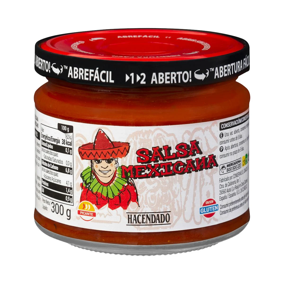 Salsa mexicana Hacendado