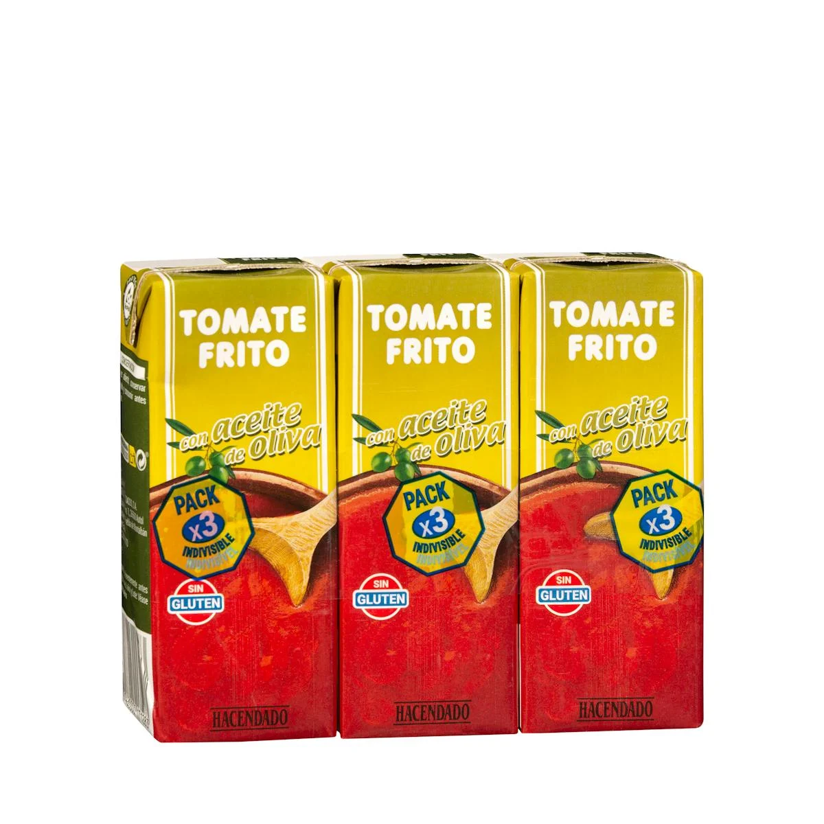 Frittierte Tomate Hacendado mit Olivenöl