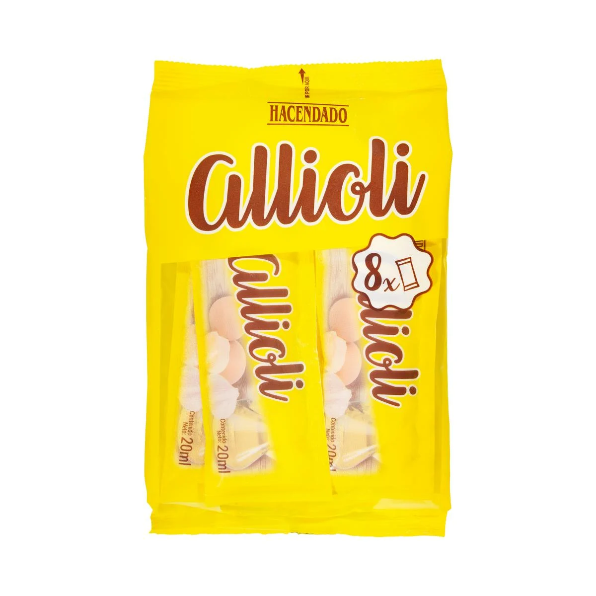 Aioli in individual sachets Hacendado