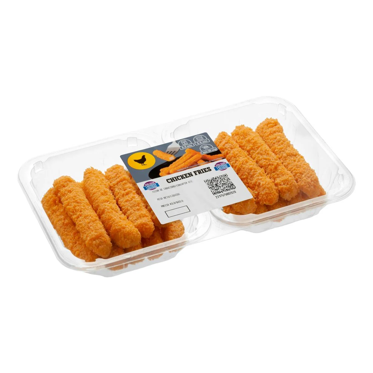 Marinated chicken strips