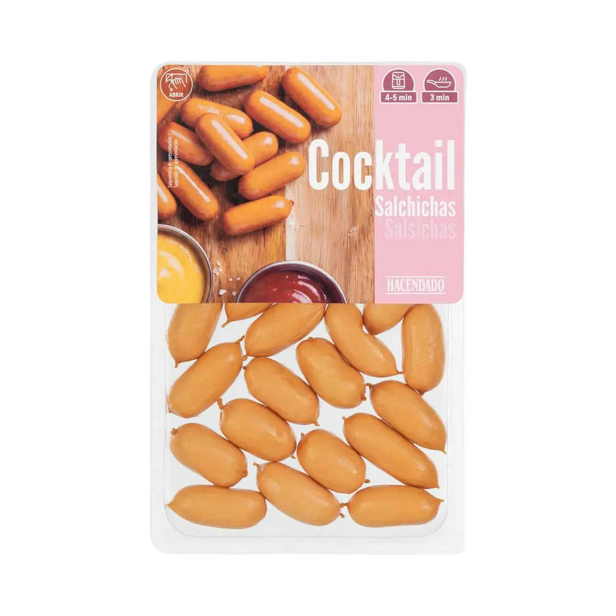 Cocktail pork sausages Hacendado