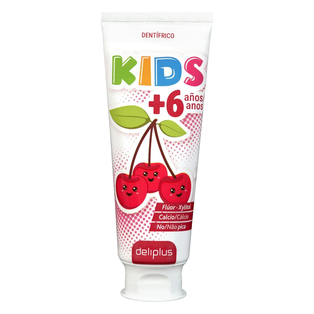 Dentifrice Kids Deliplus +6 ans goût cerise