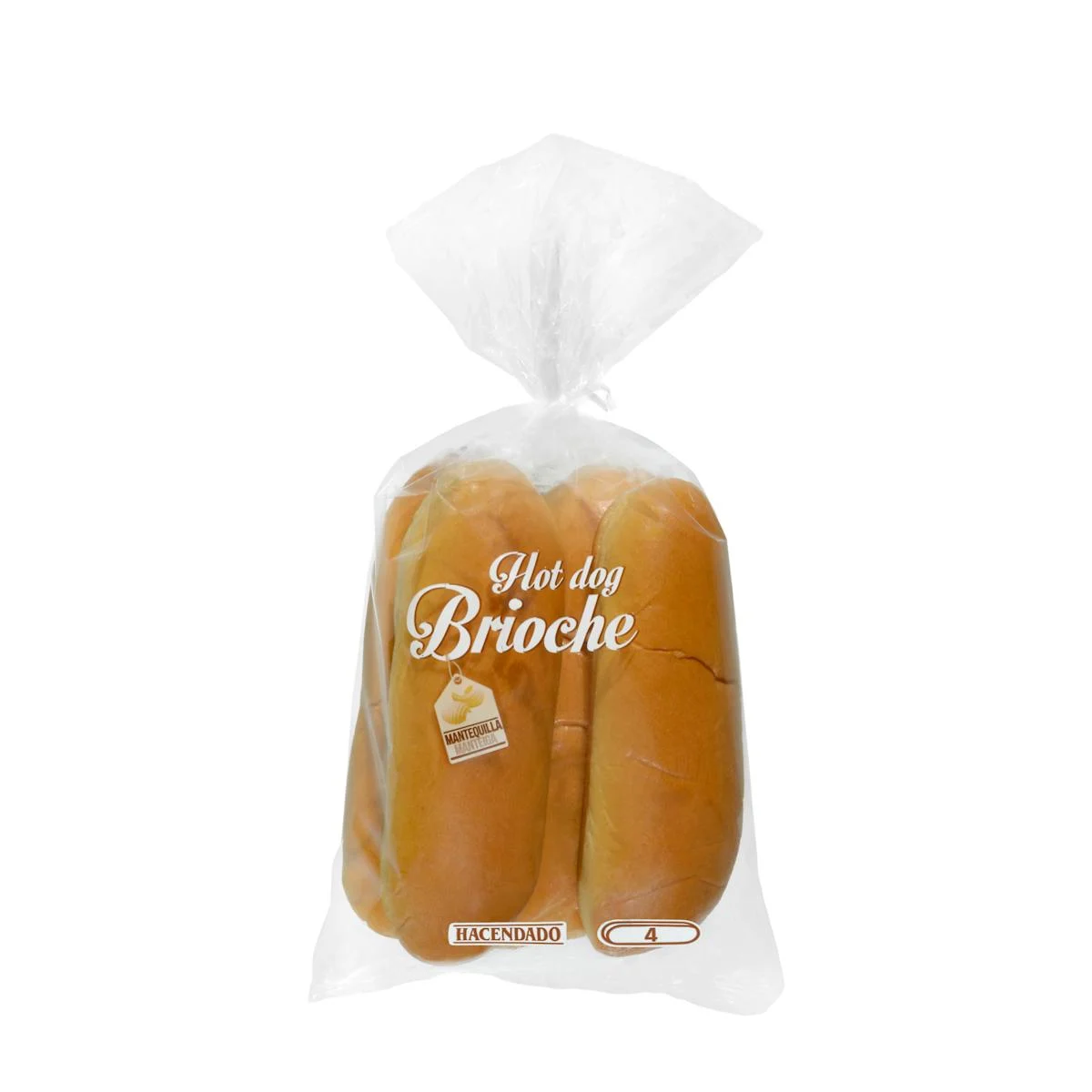 Brioche hot dog bun Hacendado