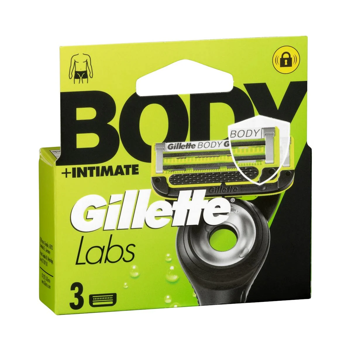 Body + Intimate Labs razor blade replacements Gillette