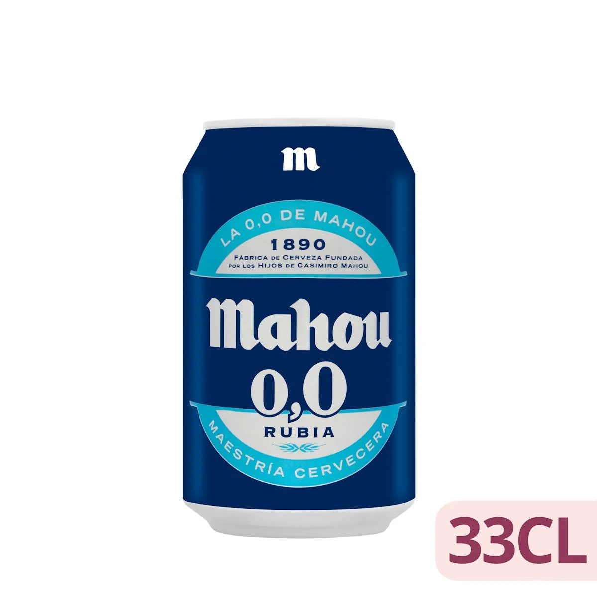 Helles alkoholfreies Bier Mahou 0,0%