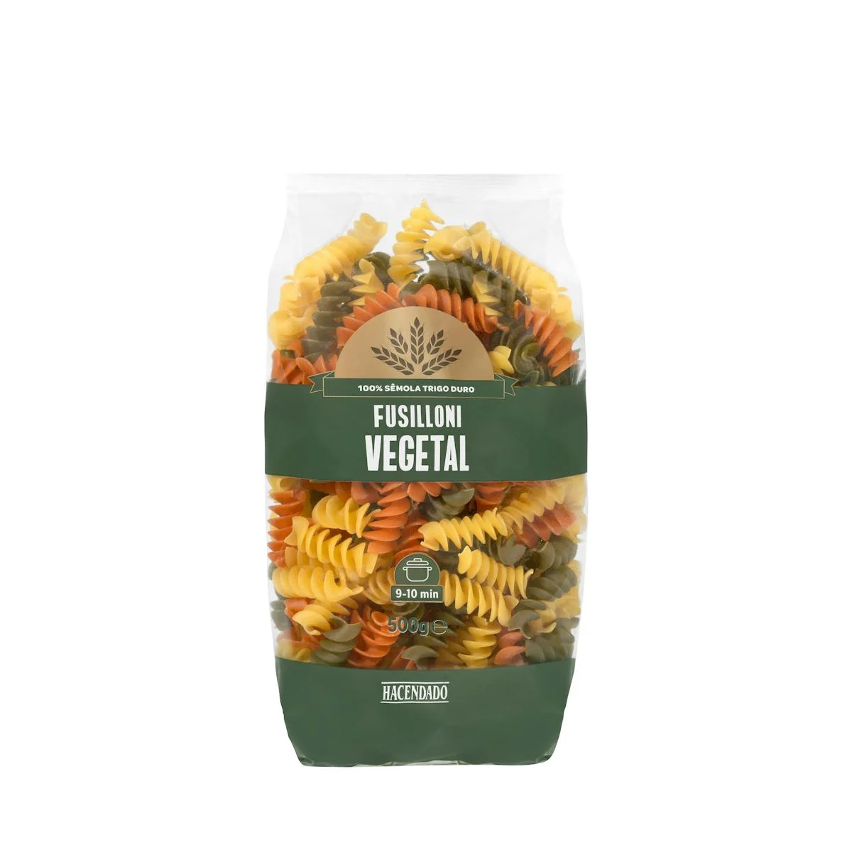 Pasta fusilloni amb verdures Hacendado