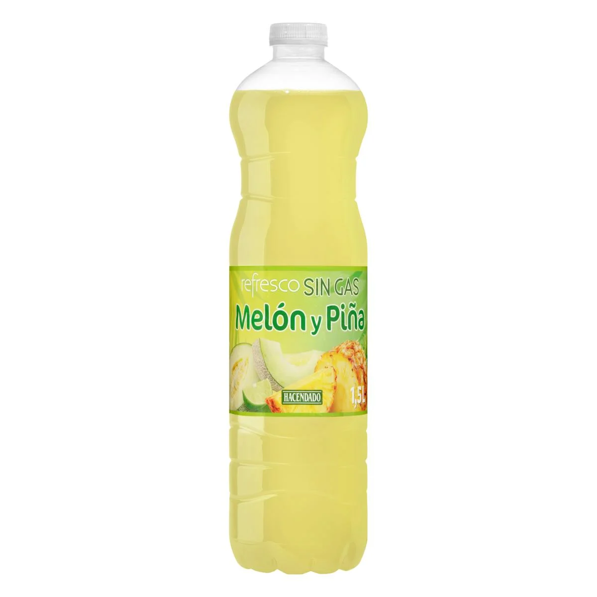 Refresc sense gas de meló i pinya Hacendado