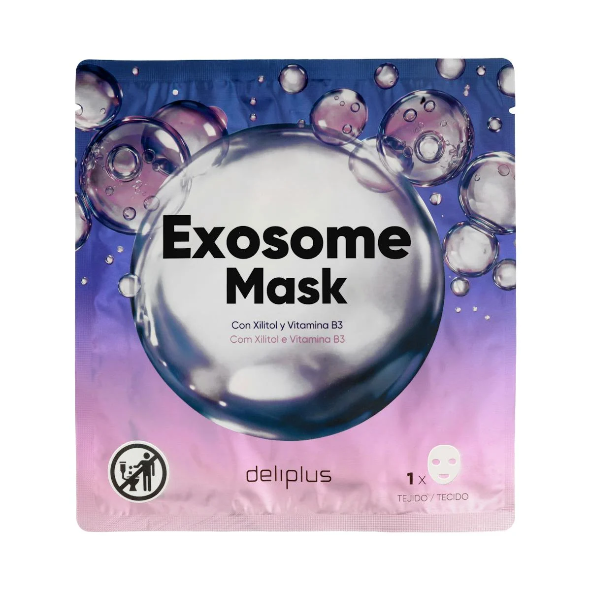 Masque visage Exosome Mask Deliplus au xylitol et à la vitamine B3
