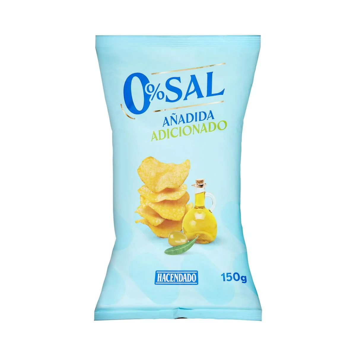 Chips sans sel ajouté à l’huile d’olive vierge Hacendado