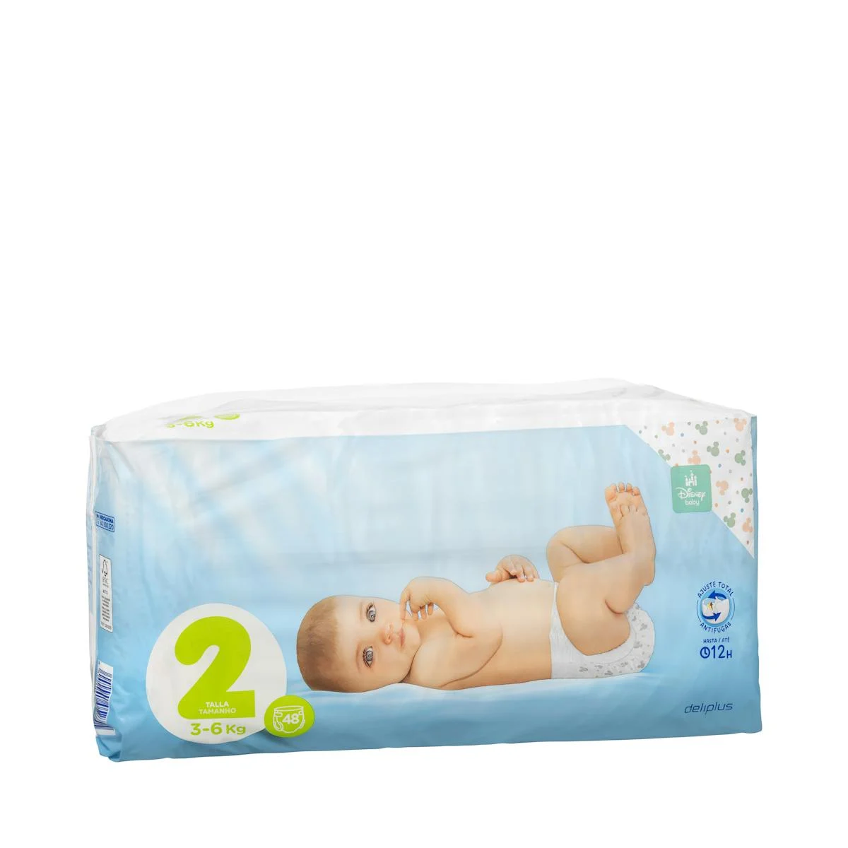 Couches bébé Deliplus, taille 2, 3-6 kg