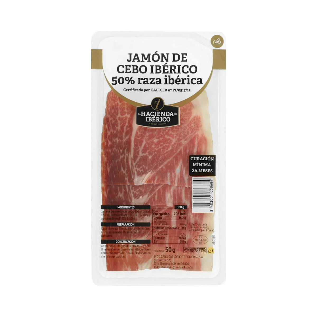 Pernil d’engreix ibèric 50% raça ibèrica La Hacienda del Ibérico talls