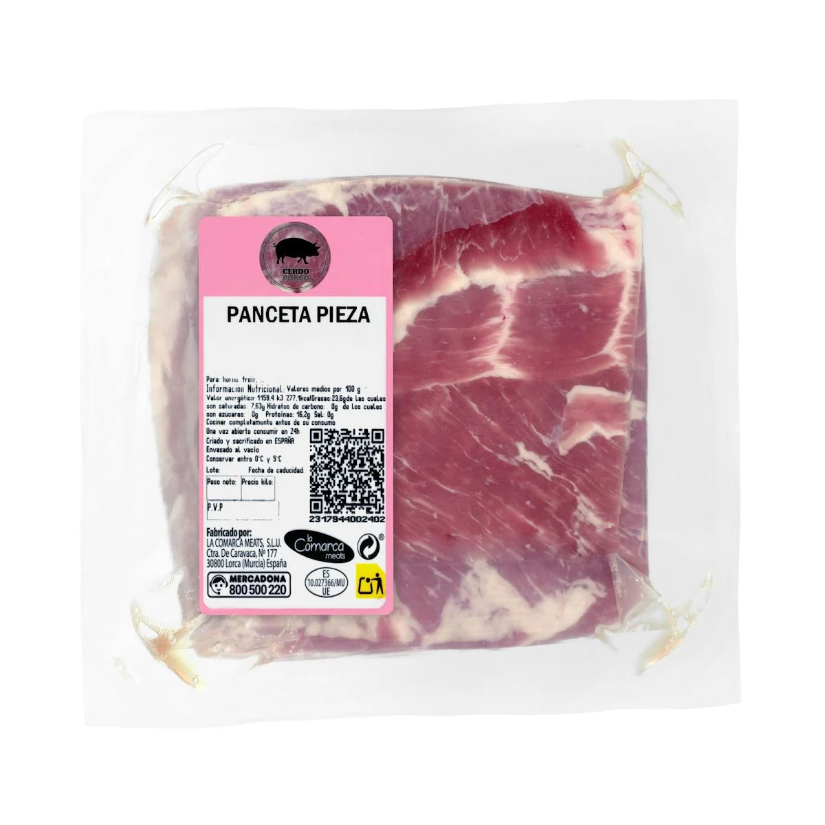 Schweinebauchstück