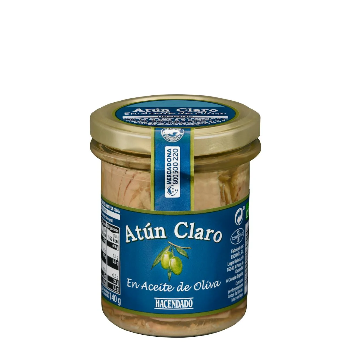 Thon clair à l’huile d’olive Hacendado