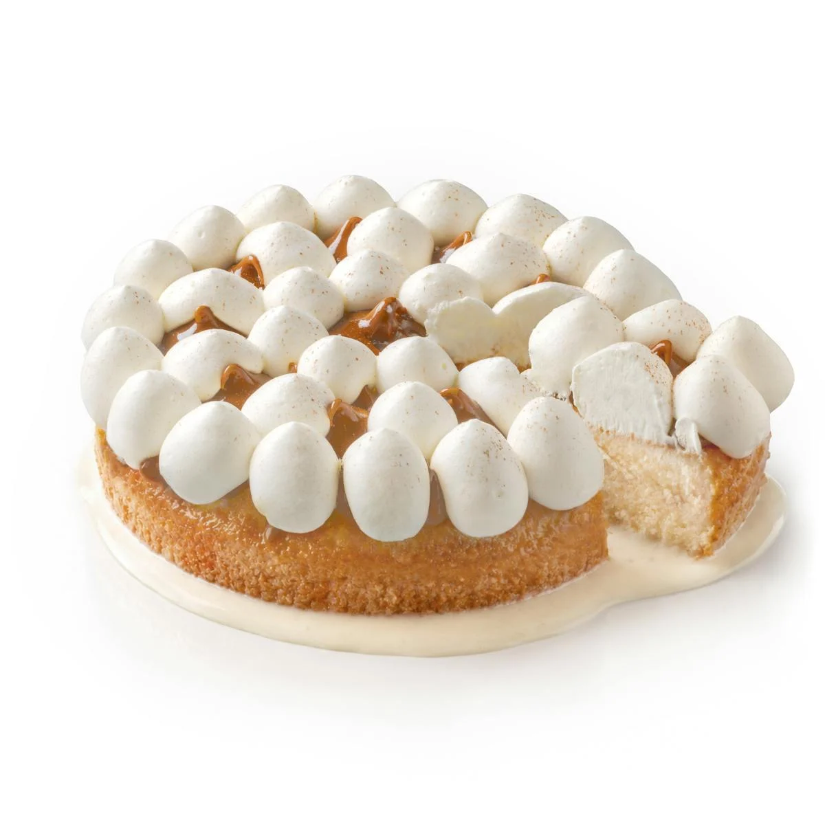 Frozen three-milk cake with dulce de leche Hacendado