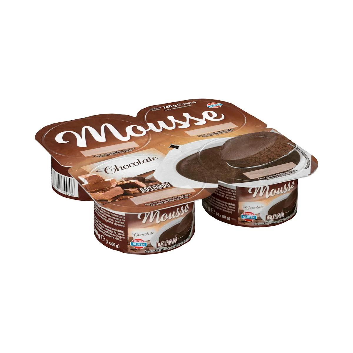 Chocolate mousse Hacendado