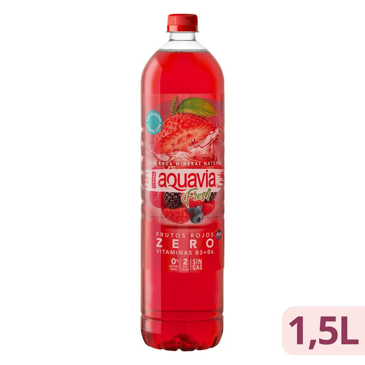 Still water red berries flavour zero Aquavia