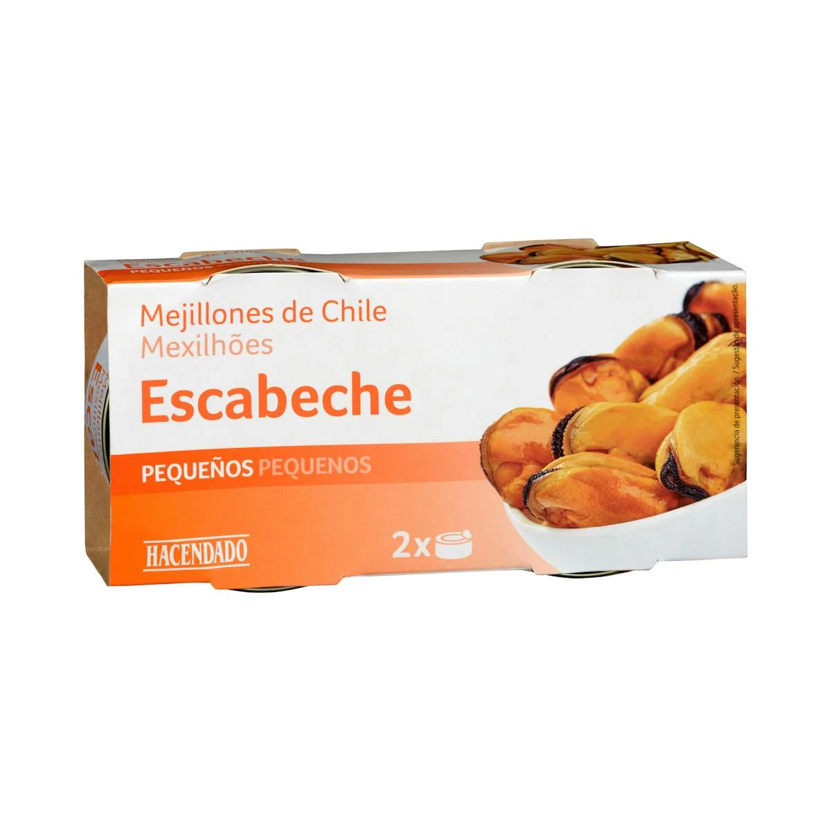 Moules du Chili en escabèche Hacendado, petites