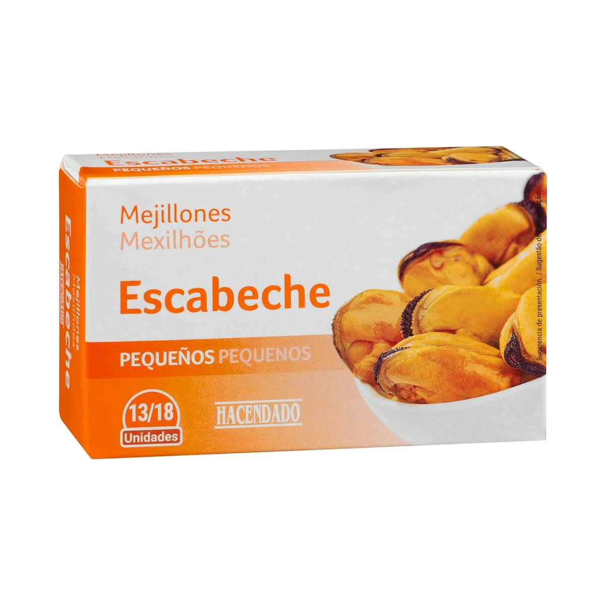 Moules en escabèche Hacendado, petites