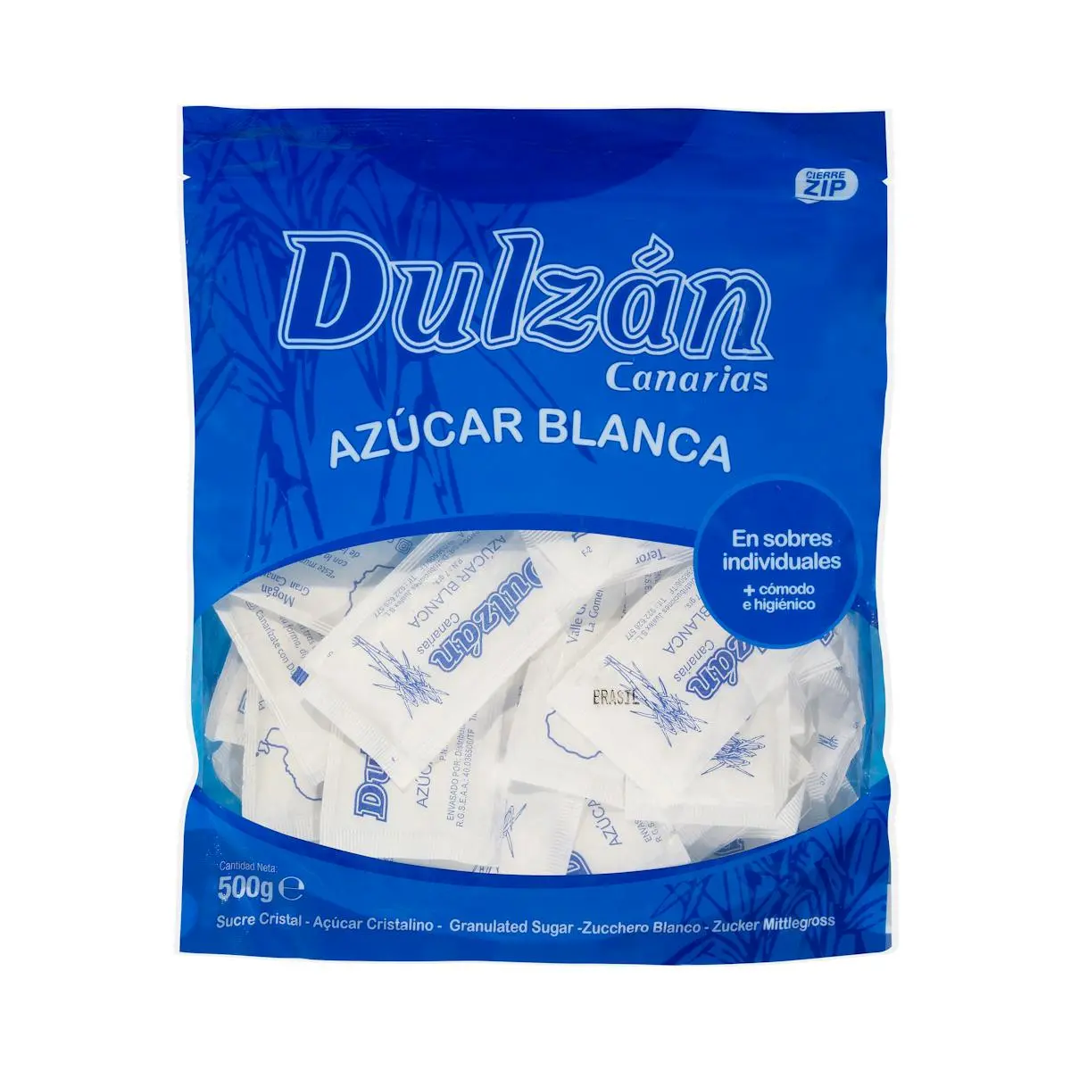 Azúcar blanco Dulzán en sobres