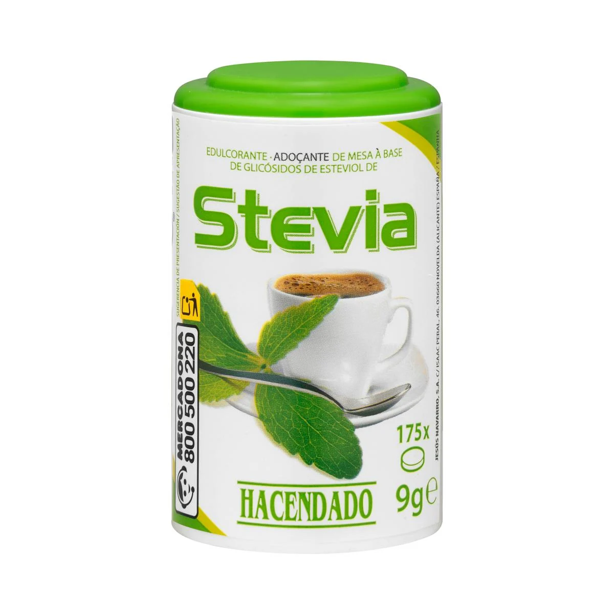 Stevia-Süßstofftabletten Hacendado