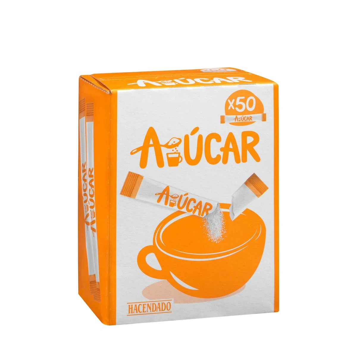 Sucre blanc en sachets Hacendado