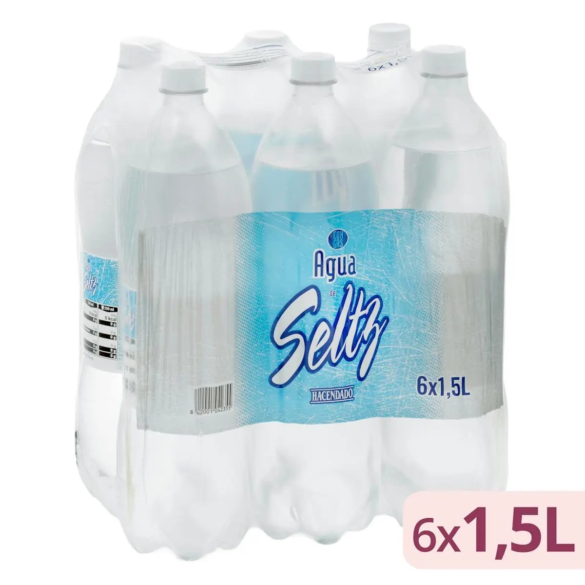Large seltzer water Hacendado