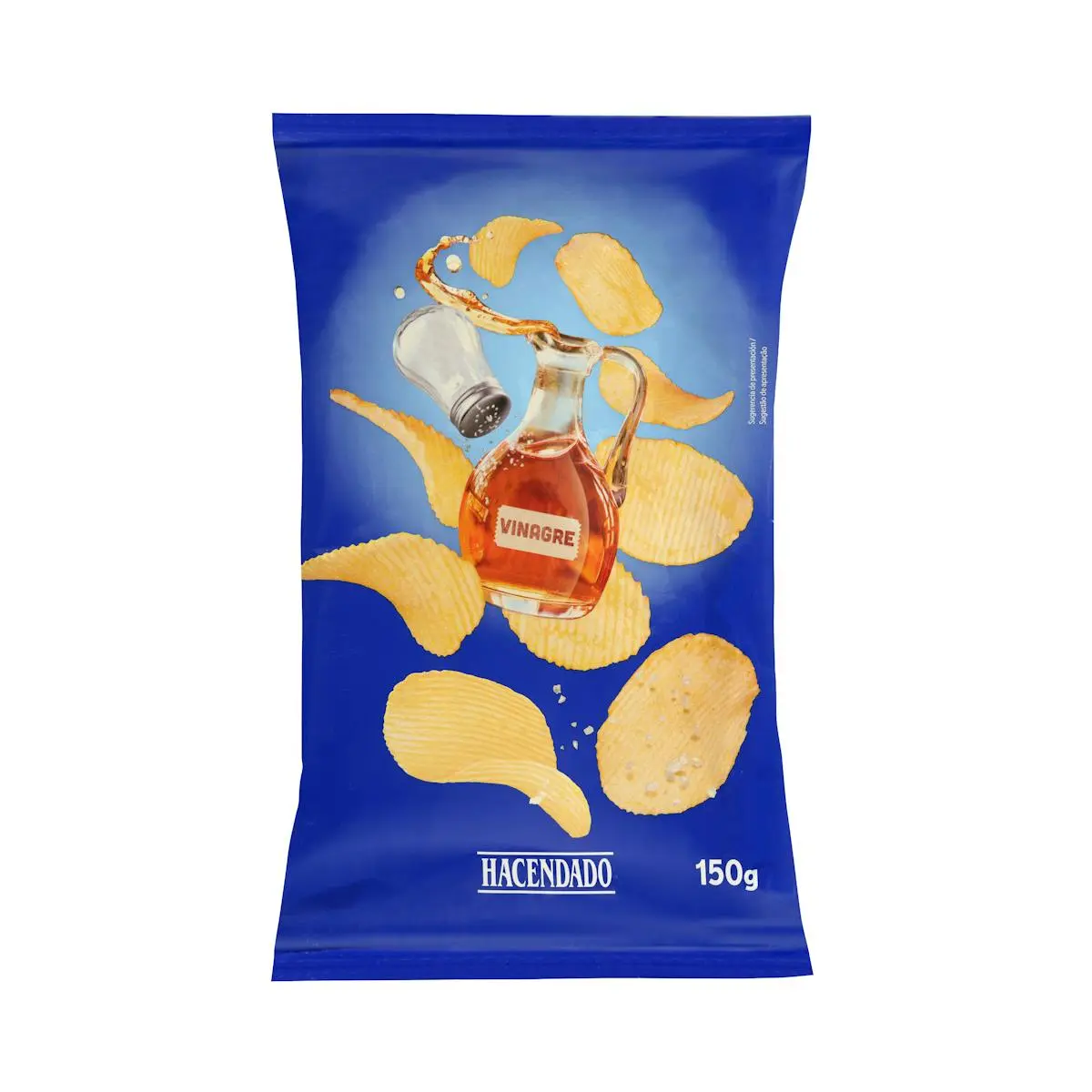 Chips ondulées saveur sel et vinaigre