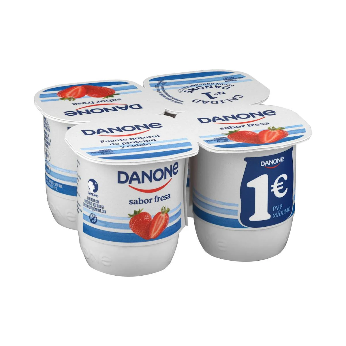 Joghurt mit Erdbeergeschmack Danone