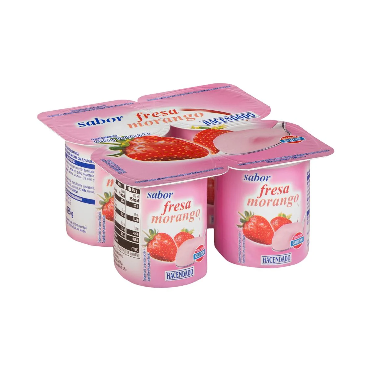 Iogurt gust maduixa Hacendado