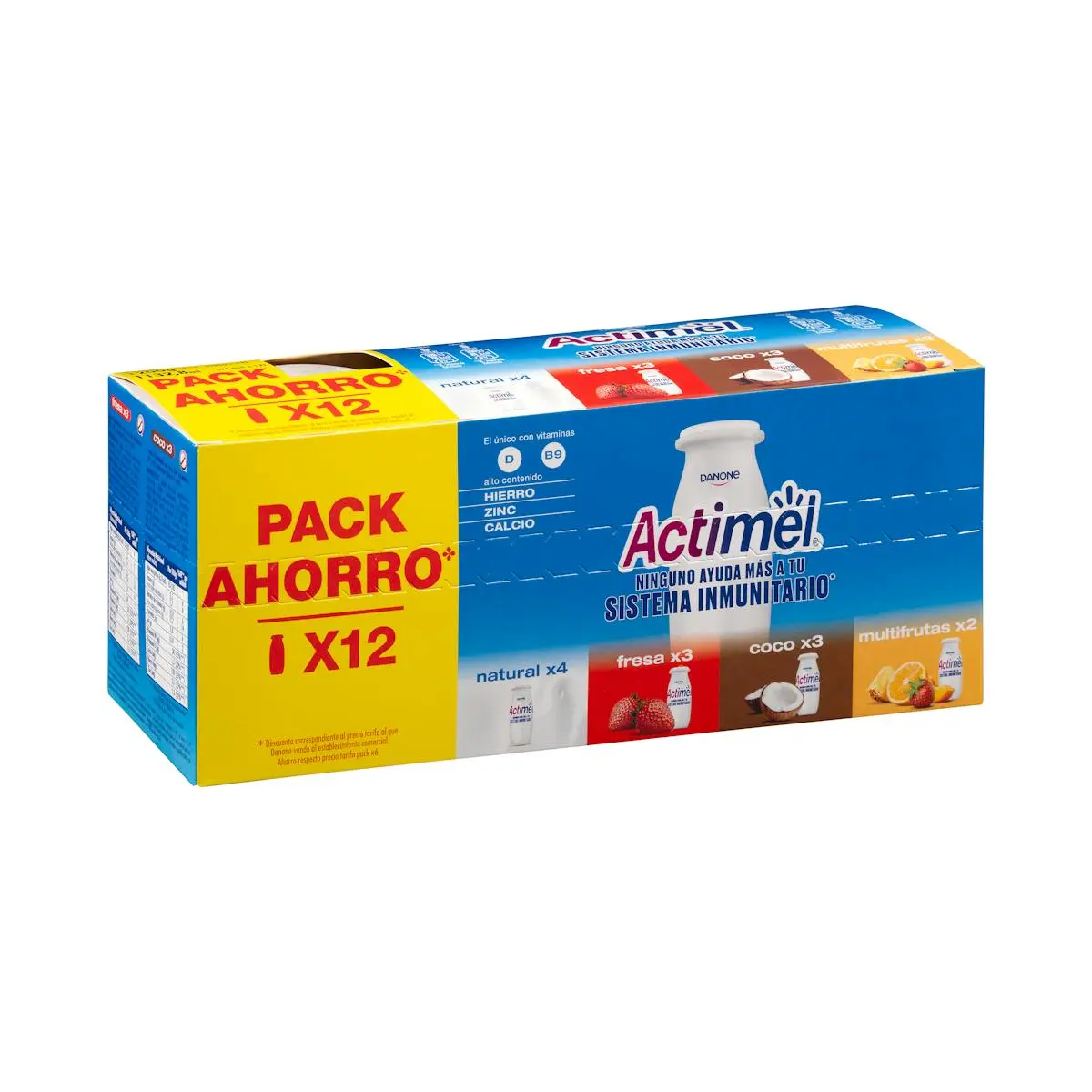 Bebida láctea sabores Actimel