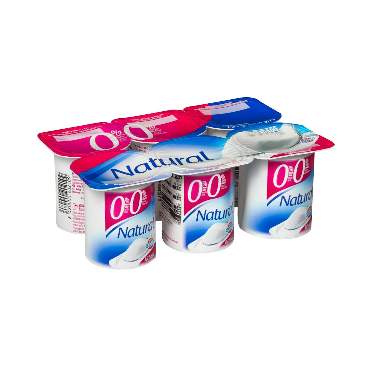 Iogurt natural Hacendado 0% MG 0% sucres afegits