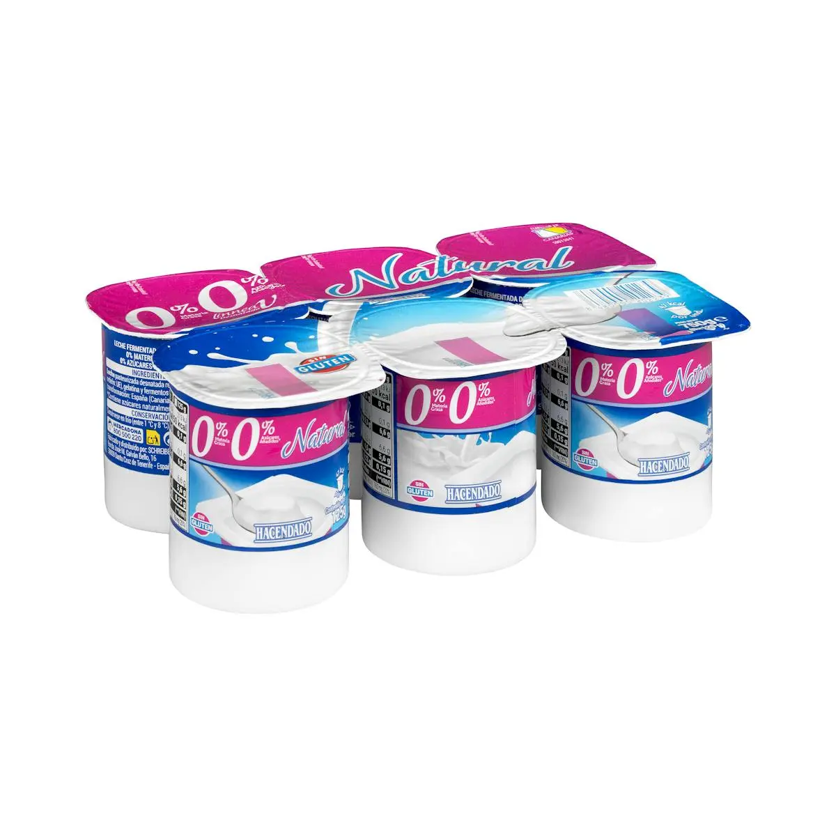 Postre lacti natural Hacendado 0% M.G 0% sucres afegits