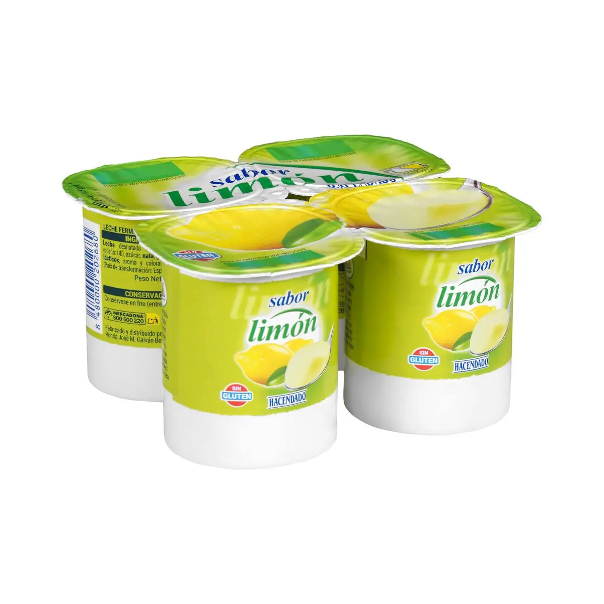 Postre lácteo sabor limón Hacendado