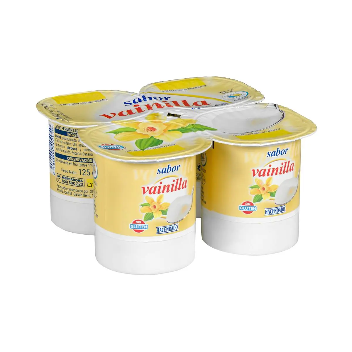 Postre lacti sabor vainilla Hacendado