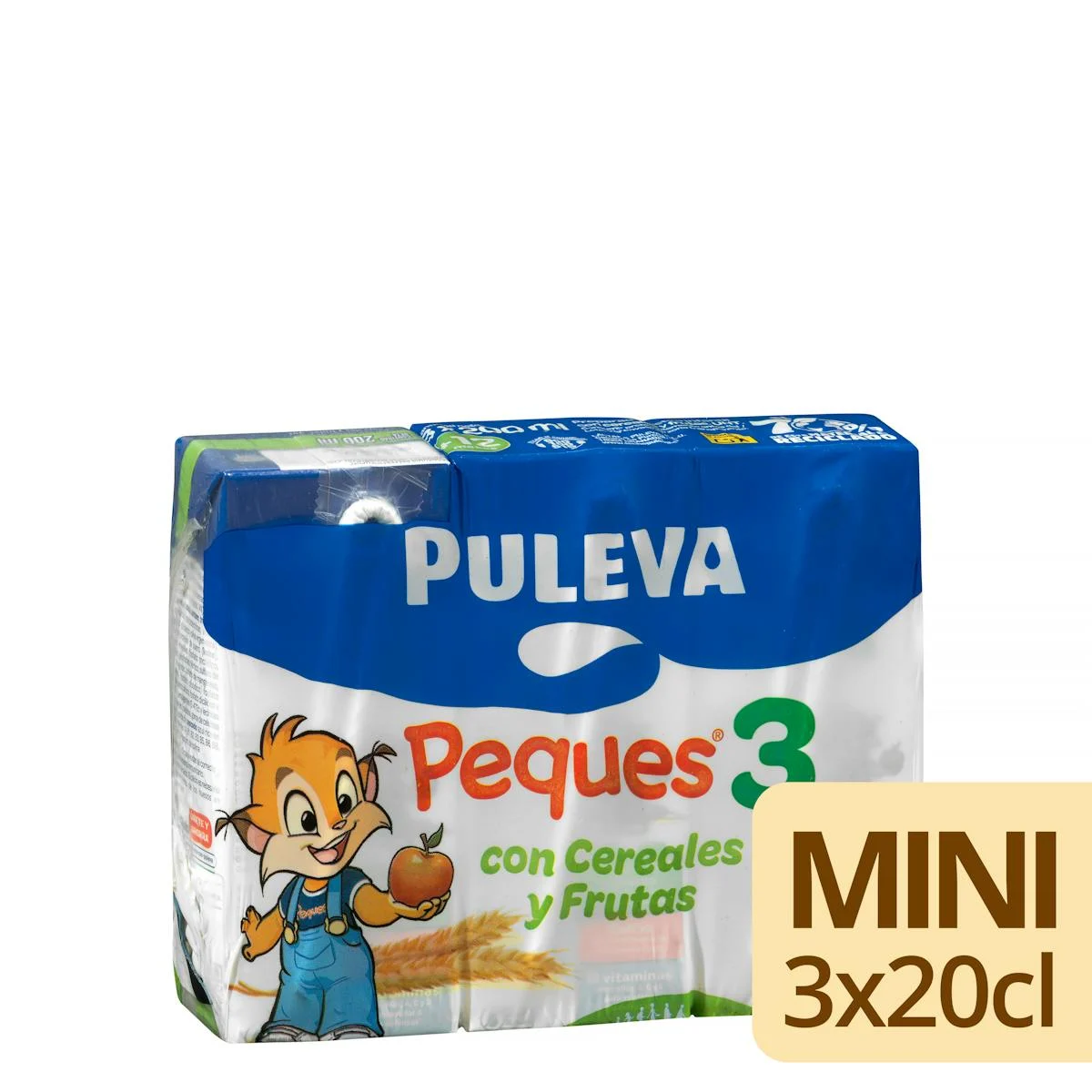 Preparat lacti amb cereals i fruites Peques 3 Puleva