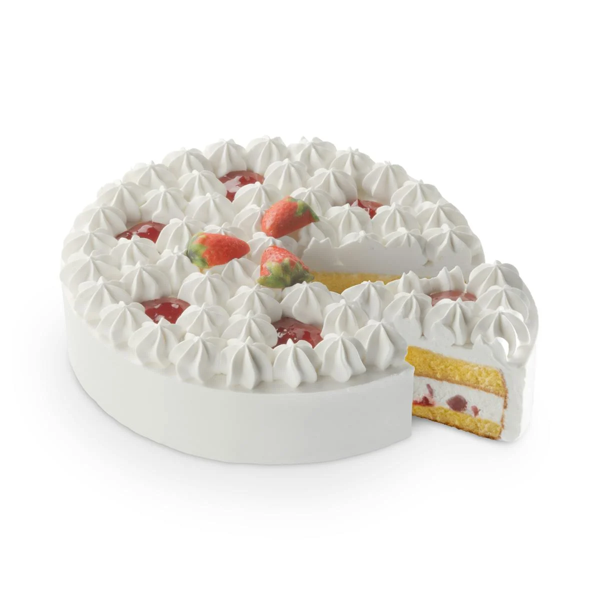 Frozen strawberry delight cake Hacendado