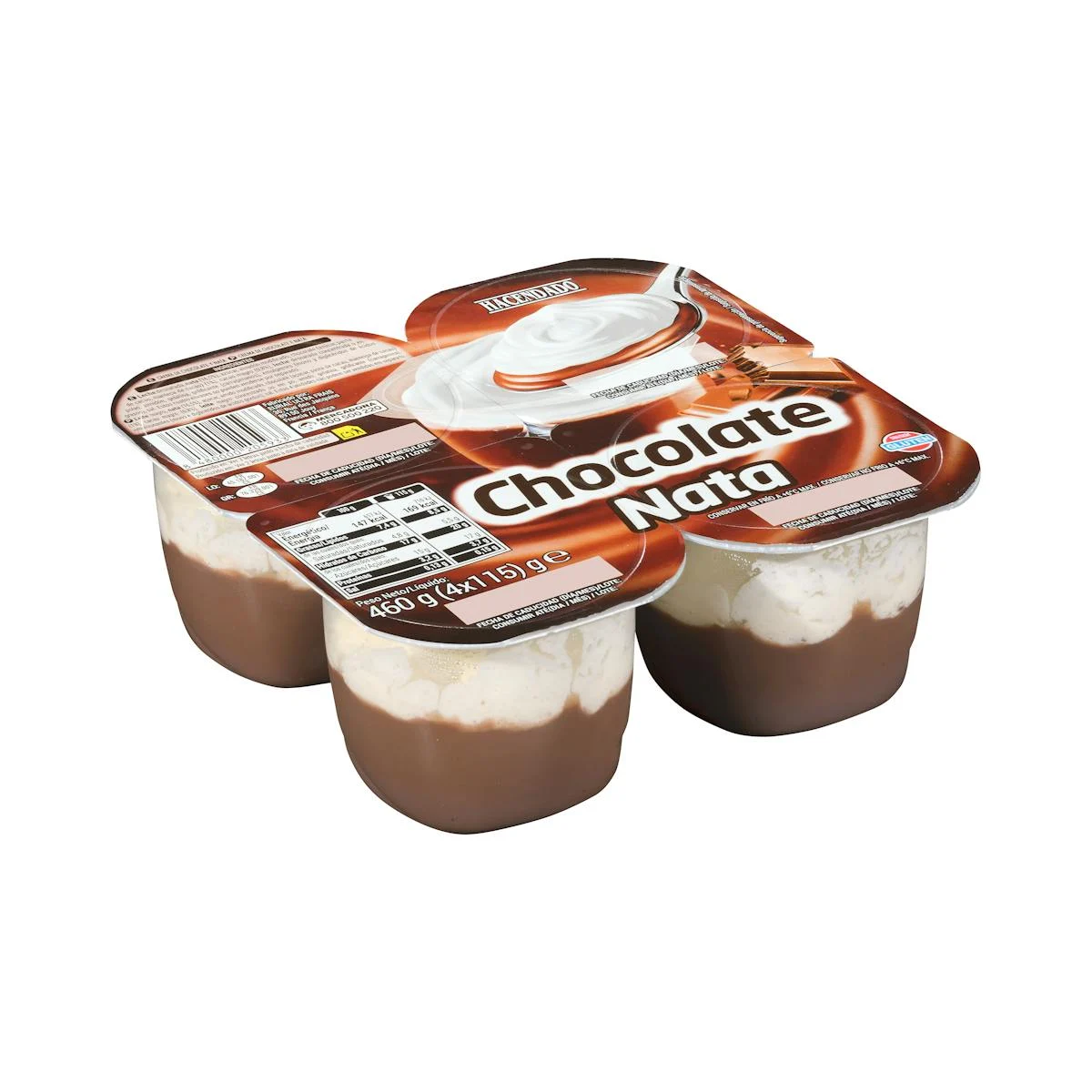 Chocolate and cream pudding Hacendado