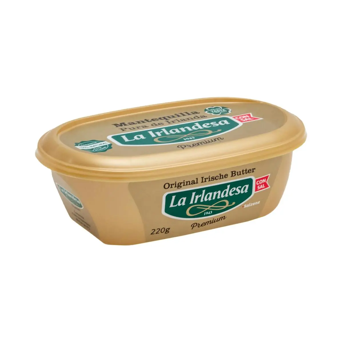 Pure butter with Irish salt La Irlandesa