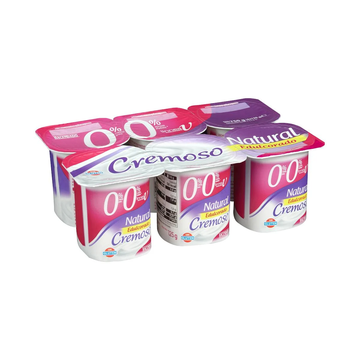 Postres làcties cremós natural edulcorat Hacendado 0% MG 0% sucres afegits