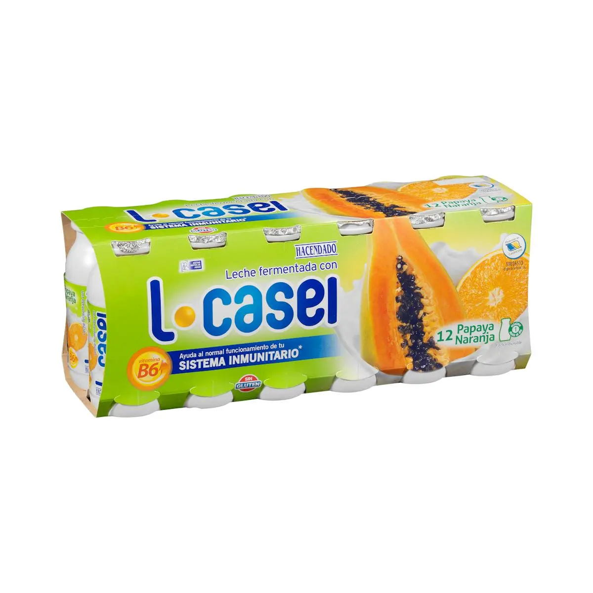 Boisson lactée à la papaye et à l’orange L-casei Hacendado