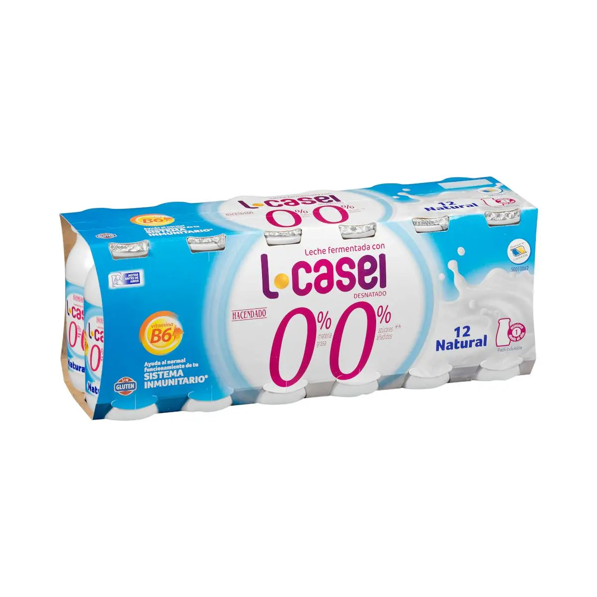 Bebida láctea natural L-casei Hacendado 0% MG 0% azúcares añadidos