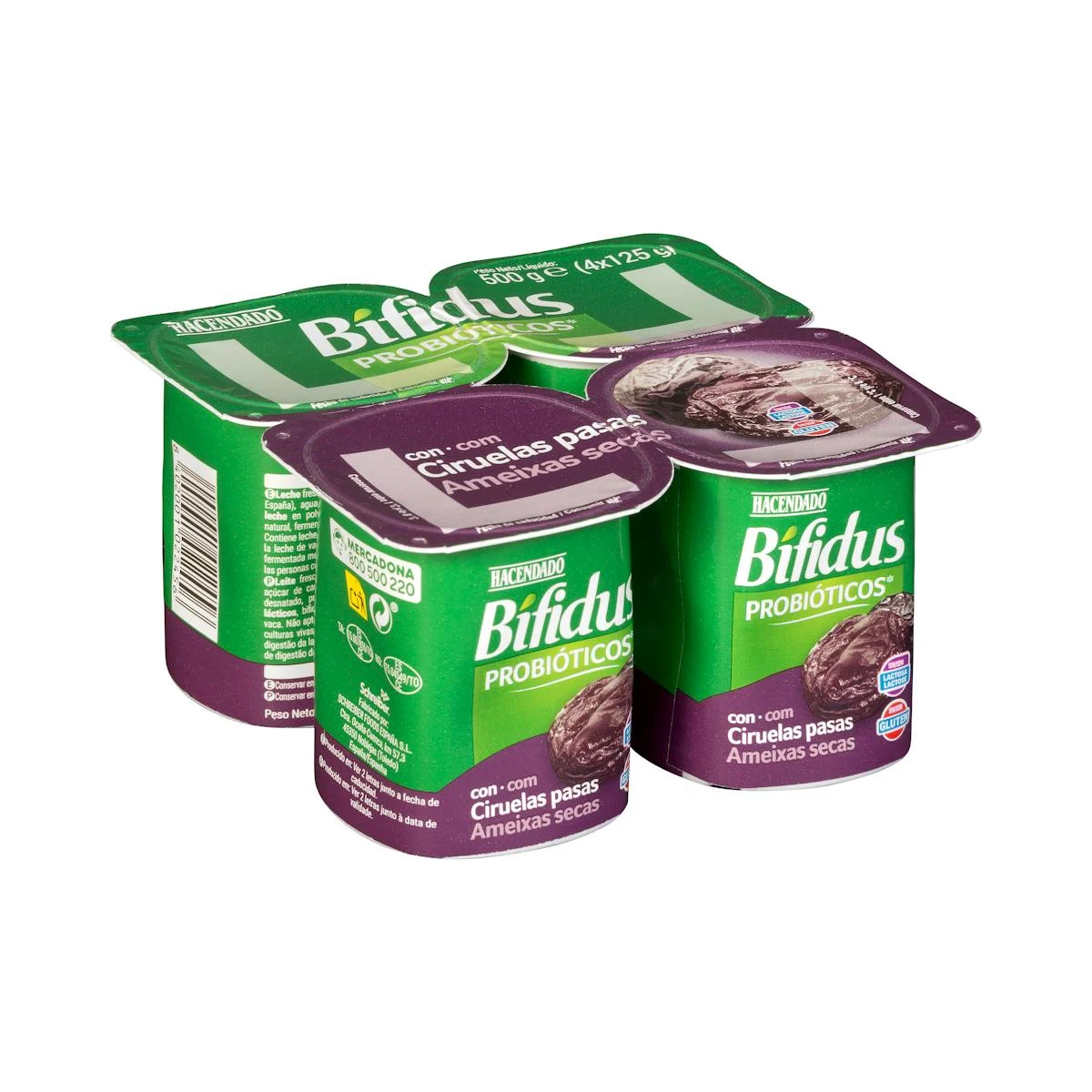 Bifidus with prunes Probiotics Hacendado