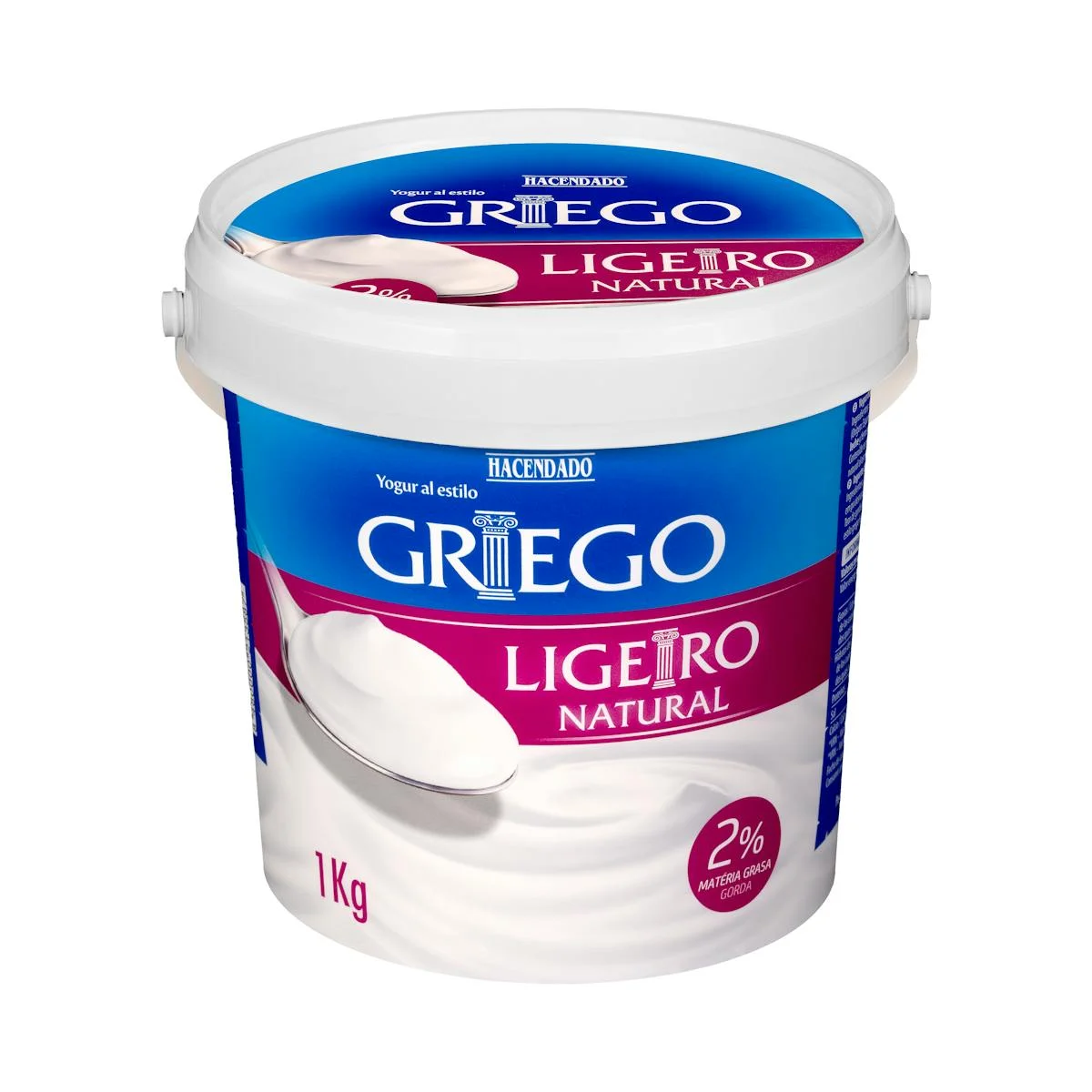 Yaourt grec nature léger Hacendado 2% MG
